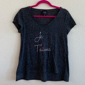 W5 Women's Black Graphic Tee